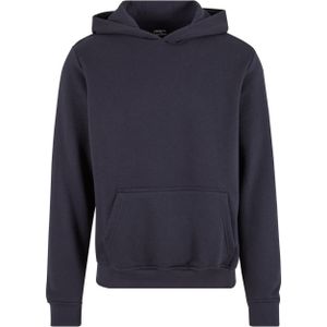 Urban Classics Sweatshirt met capuchon voor heren, marineblauw, L