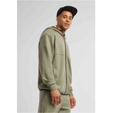 Urban Classics - Scuba Zip Pocket Vest met capuchon - Groen