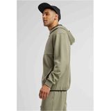 Urban Classics - Scuba Zip Pocket Vest met capuchon - Groen