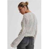 Urban Classics - Dames Shirt - Gebroken Wit - Lange Mouwen