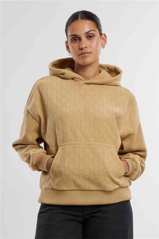 Urban Classics - Tb7120 - Hoodie - Beige - 100% Polyester, Oversized Pasvorm