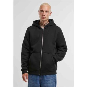 Urban Classics - Bonded Sherpa Vest met capuchon - Zwart