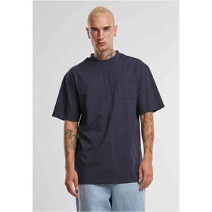 Urban Classics - Tall Pocket Tee - T-shirt - Donkerblauw - Katoen