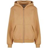 Urban Classics - Bonded Sherpa Vest met capuchon - Beige