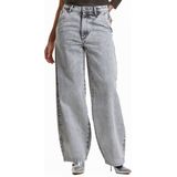 Baggy Jeans - Blauw - Katoen - Losse Pasvorm