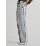 Baggy Jeans - Blauw - Katoen - Losse Pasvorm