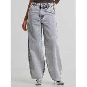 Baggy Jeans - Blauw - Katoen - Losse Pasvorm