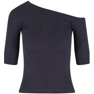 Urban Classics - Curvy Top - Blauw - 100% Katoen