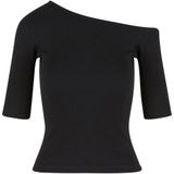 Urban Classics - Organic Asymmetric - Dames T-shirt - 2 Stuks