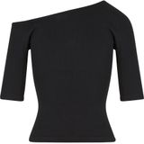 Urban Classics - Organic Asymmetric - Dames T-shirt - 2 Stuks