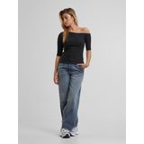 Urban Classics - Organic Asymmetric - Dames T-shirt - 2 Stuks