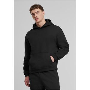 Urban Classics Heren hoodie oversized licht geborsteld fleece hoody, maten S - XXL, zwart, S