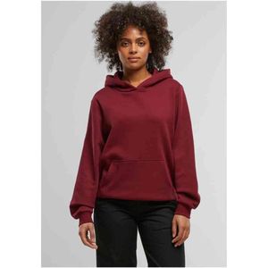 Urban Classics - Organic Loose Brushed Fleece Hoodie - Bordeaux Rood