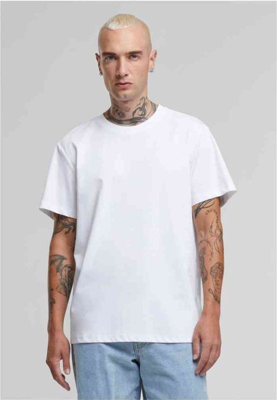 Urban Classics Heren T-shirt Sorona Regular Tee, klassiek heren T-shirt, maten S - 5XL, wit, XXL