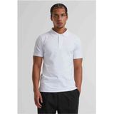 Shirt - Sorona - T-shirt - Effen - Jersey, Polokraag, Knoopsluiting