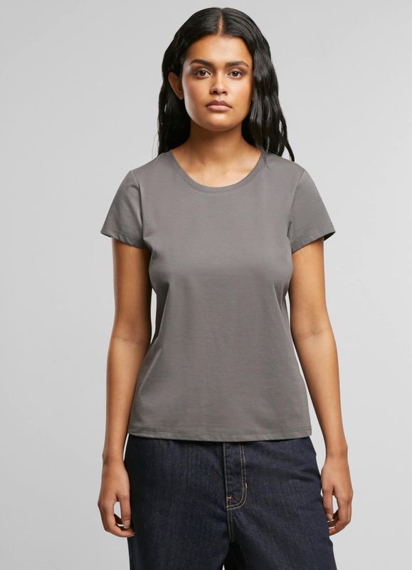 Urban Classics - Sorona Regular - Dames T-shirt - Grijs