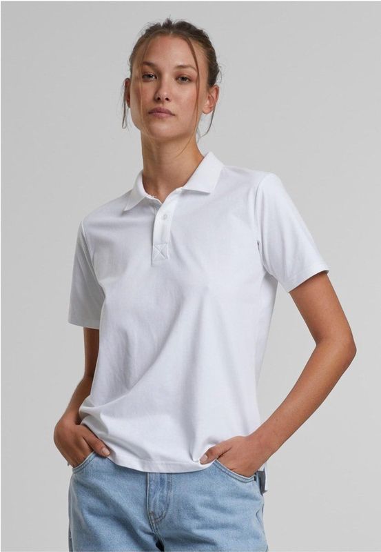 Urban Classics - Tb7171 - Polo T-shirt - Wit - Dames