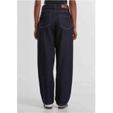 Urban Classics - Jean - Rinse Washed - Pantalon - Dames - Taille Middel - Jambe Breed