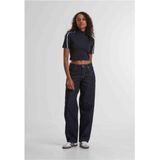 Urban Classics - Jean - Rinse Washed - Pantalon - Dames - Taille Middel - Jambe Breed