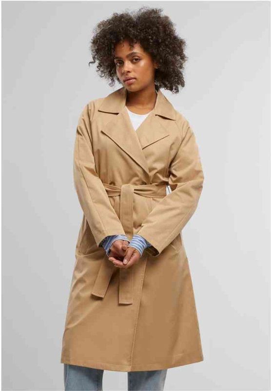 Urban Classics - TB7149 - Trenchcoat - Zwart - Waterafstotend - Dames