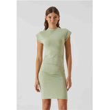 Urban Classics - Jurk - Pastelgroen - Jersey - Korte Lengte - Aansluitende Pasvorm