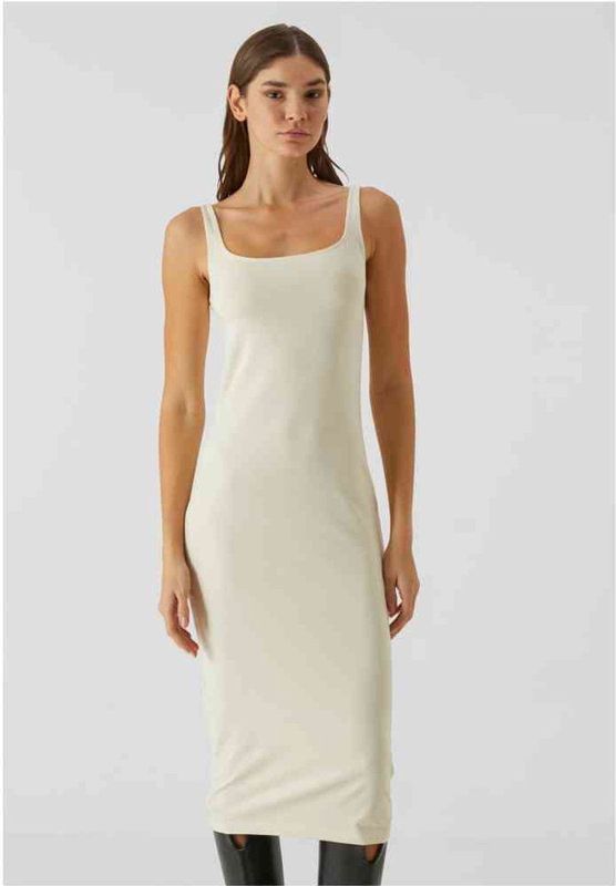 Urban Classics - Basic Long - Jersey Jurk - Zwart - Katoenen Jersey