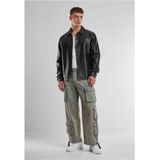 Urban Classics - Multi Pocket - Cargo Spijkerbroek - Acid-Washed - Zacht, Duurzaam Katoen
