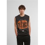 STARTER BLACK LABEL - Mouwloos T-shirt - Zwart - Katoen