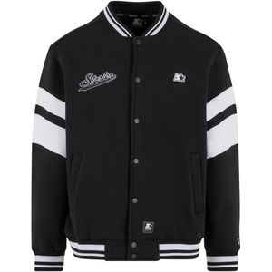 Starter - Black Label - Sweat College Jas - Zwart