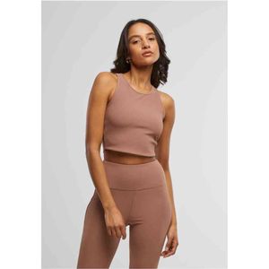 URBAN CLASSICS - Sports Rib - Mouwloos T-shirt - Zwart - Polyester