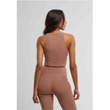 URBAN CLASSICS - Sports Rib - Mouwloos T-shirt - Zwart - Katoen