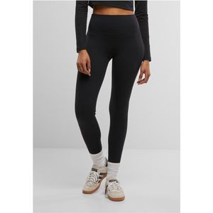 Urban Classics - Leggings - Zwart - High Waist - Skinny Pasvorm - 7/8 Lengte