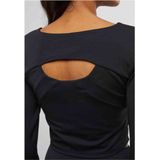 URBAN CLASSICS - Long Sleeve T-shirt - Zwart - Katoen