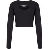 URBAN CLASSICS - Long Sleeve T-shirt - Zwart - Katoen