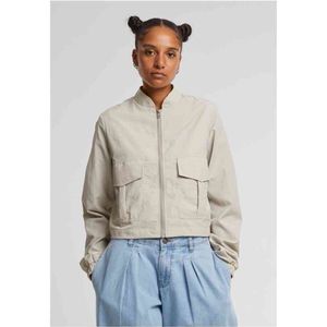 Urban Classics - Short Crinkle Nylon Jacket - Zwart - Nylon