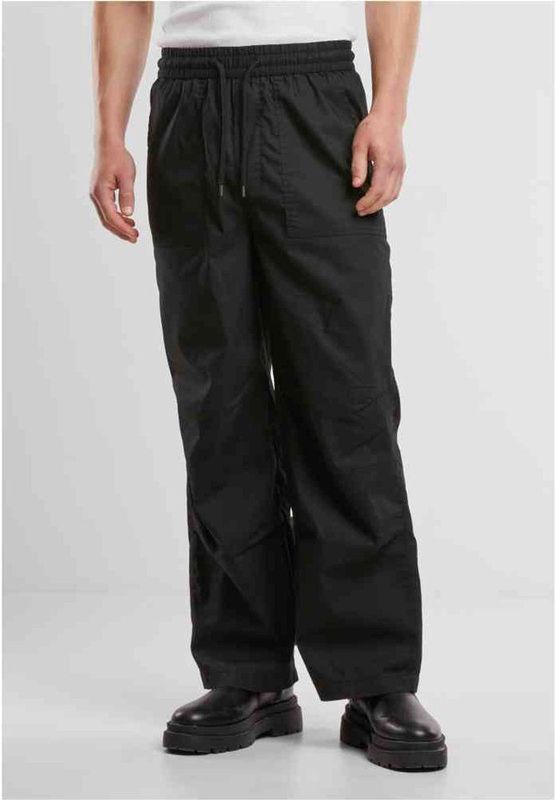 Urban Classics - Loose Fit With Darts - Broek - Zwart - Katoen