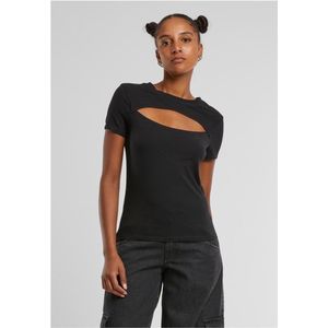 Urban Classics - Cut Out - Dames T-shirt - Korte Mouwen
