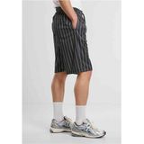 Urban Classics - Pinstripe Sportbroek - Zwart - Krijtstreep - Comfortabel