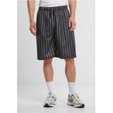 Urban Classics - Pinstripe Sportbroek - Zwart - Krijtstreep - Comfortabel