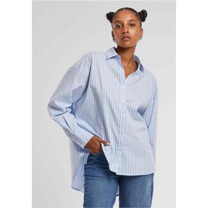 Urban Classics - Oversized Gestreepte Blouse - Multi - Katoen