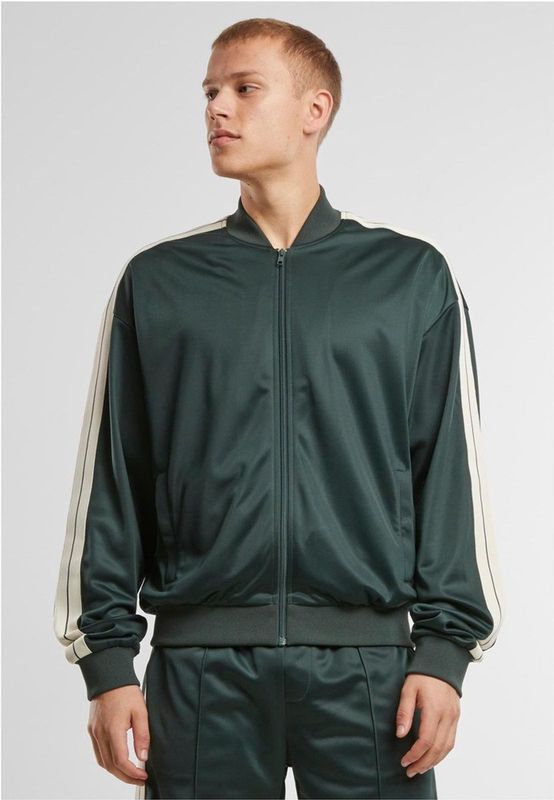 Urban Classics - Tennis Core - Trainingsjack - Donkergroen