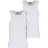 Urban Classics - T-shirt - Wit - 95% Katoen - 5% Elastaan