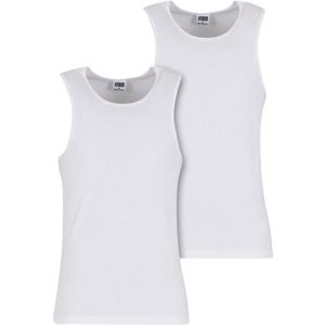 Urban Classics - T-shirt - Wit - 95% Katoen - 5% Elastaan