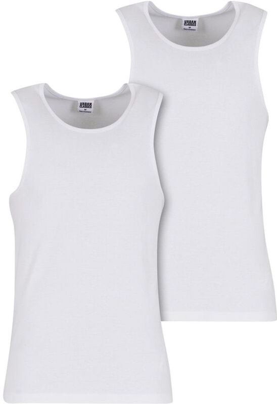 Urban Classics - T-shirt - Wit - 95% Katoen - 5% Elastaan