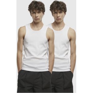 Urban Classics - T-shirt - Wit - 95% Katoen - 5% Elasthaan