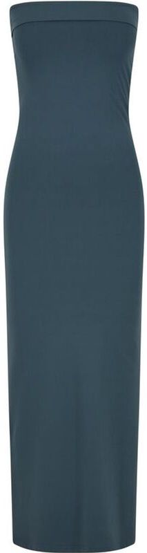 Robe - Midi - Sans Bretelles - Doux Tissu - Élégance Polyvalente