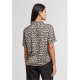 Urban Classics - T-shirt Leo Resort - Dames - Effet Léopard