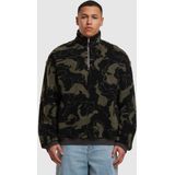 Urban Classics - Teddy Jas - Donkergroen - Heren - Lange Mouw