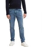 TOM TAILOR - Josh Slim - Jeans - Used Light Stone Blue - Denim