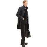 TOM TAILOR Boucle Coat - Dames Jas - Zwart - Bouclé - Slim Fit